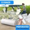 Reli. 95 Gallon Trash Bags (15 Count) | Clear | Twist Ties Included | Extra Tough, Leak-Proof, Heavy Duty Garbage Bags | Ideal for Large Clean Ups