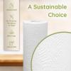 Reli. Bamboo Paper Towels (4 Pack, Jumbo) | Paper Towels Rolls 2 Ply | 125 Sheets/Roll, Full Size Sheets | Unbleached, Organic Rolls for Kitchen, Bathroom | 100% Bamboo