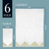 Reli. Bathroom Napkins Guest Disposable (110 Pack) Gold Design Linen-Feel Guest Towels 12″ x 15.75″ | Cloth-Like Restroom Napkins | Paper Hand Towels for Bathroom, Kitchen, Dinner | Absorbent