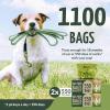 Reli. Biodegradable Dog Poop Bags (1100 Pack, 2 Large Rolls) | 9″x13″ Large Poop Bags for Dogs | Unscented, Leak Proof Oxobiodegradable Pet Waste Clean Up | Green Eco-Friendly | Dispenser Box
