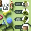 Reli. Biodegradable Dog Poop Bags (1100 Pack, 2 Large Rolls) | 9″x13″ Large Poop Bags for Dogs | Unscented, Leak Proof Oxobiodegradable Pet Waste Clean Up | Green Eco-Friendly | Dispenser Box
