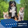 Reli. Biodegradable Dog Poop Bags Rolls (1200 Pack, 80 Rolls) | 9″x13″ Poop Bags | Unscented, Leak Proof Oxobiodegradable Pet Waste Clean Up | Blue Eco-Friendly | 2 Leash Clip Holders Included