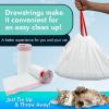 Reli. Cat Litter Box Liners (36 Count), Jumbo | Drawstring Litter Box Liner | Heavy Duty for Cat Pan, Pet Waste | Kitty Poop Bags, Drawstring Handles (White)(1 Count (Pack of 36))