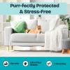 Reli. Cat Scratch Furniture Protector (7 Pack w/Pins) XL | Cat Couch Protector from Claws | Clear Plastic Anti Scratch Furniture Shield for Couch Corner, Sofa