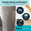 Reli. Cat Scratch Furniture Protector XL (12 Pack w/Pins) Anti Cat Scratch Couch Protector from Claws | Self Adhesive, Clear Plastic Furniture Shield for Couch Corner, Sofa