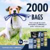 Reli. Dog Poop Bags (2000 Pack, 5 Large Rolls) | 9″x13″ Large Poop Bags for Dogs | Unscented, Leak Proof for Doggie/Pet Waste Clean Up | Black | Dispenser Box | Bulk