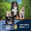 Reli. Dog Poop Bags (400 Bags – Large Single Roll) | Dispenser Box | 9×13″ Large Doggie Poo Sack | Use for Yard Pickup | Bulk Single Roll | Unscented, Leak Proof (Black)