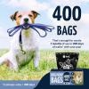 Reli. Dog Poop Bags (400 Bags – Large Single Roll) | Dispenser Box | 9×13″ Large Doggie Poo Sack | Use for Yard Pickup | Bulk Single Roll | Unscented, Leak Proof (Black)