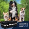 Reli. Dog Poop Bags w/Holder (360 Pack – 24 Rolls) | Leash Clip Dispenser | 9×13″ Large Dog Bag for Poop | Black Pet Waste Carrier Refills w/Clip Dispenser | Unscented, Leak Proof