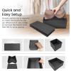 Reli. Drawer Organizer for Clothes (7 Pack) | Gray Dresser Organizer for Clothing | Foldable Fabric Drawer Bins for Bras, Nursery, Baby Clothes, Underwear, Socks | Dresser Storage Dividers