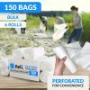 Reli. Easy Grab Trash Bags, 55-60 Gallon (150 Count) (Clear) – Star Seal Super High Density Rolls – Heavy Duty Can Liners, Garbage Bags, Bulk Bags – 50, 55, 60 Gallon Capacity(1 Count (Pack of 150))