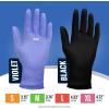 Reli. Nitrile Gloves, Large | 100 Pack Value Disposable Gloves | Powder Free, Latex Free | Single-Use | Premium Nitrile Material for Cleaning, Automotive, Salon, Food Safe | Violet Blue/Iris Blue