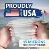 Reli. Premium 50 Gallon Trash Bags | 200 Count | Made in USA | Heavy Duty | Bulk | SuperValue | Clear Multi-Use Garbage Bags