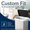 Reli. SuperFit Code J (60 Count) | Compatible with Simplehuman Code J | Dispenser Pack Custom Fit Liners | Drawstring Trash Bags | 30-45 Liter / 8-12 Gallon | White