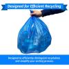 Reli. SuperValue 13 Gallon Recycling Bags | 300 Count | Tall Kitchen | Blue Trash Bags(1 Count (Pack of 300))