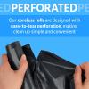 Reli. SuperValue 33 Gallon Trash Bags | 125 Count | Made in USA | Heavy Duty | Black Multi-Use Garbage Bags