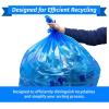 Reli. SuperValue 40-45 Gallon Recycling Bags | 100 Count | Blue Trash Bags