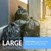 Reli. SuperValue 40-45 Gallon Trash Bags | 125 Count | Made in USA | Heavy Duty | Black Multi-Use Garbage Bags(1 Count (Pack of 125))