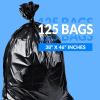 Reli. SuperValue 40-45 Gallon Trash Bags | 125 Count | Made in USA | Heavy Duty | Black Multi-Use Garbage Bags(1 Count (Pack of 250))