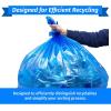 Reli. SuperValue 55-60 Gallon Recycling Bags | 75 Count | Blue Trash Bags | Made in the USA