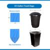 Reli. SuperValue 65 Gallon Recycling Bags | 50 Count | Blue Trash Bags | Made in the USA
