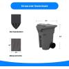 Reli. SuperValue 65 Gallon Trash Bags | 60 Count | Made in USA | Heavy Duty | Black Multi-Use Garbage Bags
