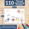 Reli. Thermal Laminating Pouches (110 Pack) 9×11.5″ Laminating Sheets for Letter Size Paper 8.5 x 11″ | Thick 5 Mil Comparable Lamination Pouches | Clear Plastic Paper for Heat Laminator Machine