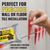 Reli. Tile Leveling System 1/16 Inch (1100 Pcs) Tile Spacers Clips for Professional Ceramic Stone Floor Installation, DIY | Lippage Free, Wedge Compatible Leveling System Clips | 1/16″, 1.5mm Spacers(1/16IN 1100)