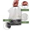 Reli. To Go Bags/Take Out Bags (500 Count Bulk) (Small 16″ L x 8″ W + 10.75″ H) Reusable Plastic Bags with Handles | Die Cut Handle – Plastic | Use for Shopping, Business, Carry Out, Restaurant