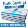 Reli. Toilet Seat Covers (1250 Pcs, 5 Packs of 250) | Disposable Toilet Seat Cover – Flushable – 14×16″ (Half-Fold) | Paper Liners for Restroom, Bathroom, Travel, Camping, Kids Potty Training