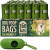 Reli. Biodegradable Dog Poop Bags w/Holder (360 Count – 24 Rolls) | 9×13″ Large Dog Bags for Poop w/Dispenser | Green Eco-Friendly | Oxobiodegradable Pet Waste Disposal Refills (Unscented)(1 Count (Pack of 360))