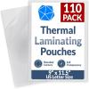 Reli. Thermal Laminating Pouches (110 Pack) 9×11.5″ Laminating Sheets for Letter Size Paper 8.5 x 11″ | Thick 5 Mil Comparable Lamination Pouches | Clear Plastic Paper for Heat Laminator Machine