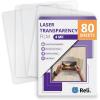 Reli. Transparency Sheets (80 Count, Laserjet Compatible) | 8.5×11″ Transparent Paper, Transparency Film for Laserjet Color Printer | Overhead Projector OHP Film | Clear Paper for Crafts/Teaching