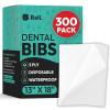 Reli. White Dental Bibs (300 Pack) | 13″x18″ Dental Bibs Disposable for Patients, Dentists | 3-Ply Waterproof, Disposable Sheets for Medical Tray Cover, Nail Mat, Tattoo Shop
