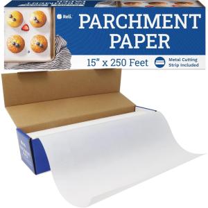 Reli. Parchment Paper Roll (15″ x 250 ft) w/Dispenser Box, White | Parchment Paper for Baking & Air Fryer | Food Grade Baking Liners | Non-Stick, Cooking Liner for Grilling & Steaming