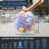 Reli. 40 to 45 Gallon Trash Bags | Heavy Duty | 10,800 Total | 150 Bags/Case, 72 Cases/Pallet | Made in USA | Clear