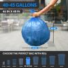 Reli. 40-45 Gallon Recycling Bags | Heavy Duty | 10,800 Total | 100 Bags/Case, 108 Cases/Pallet | Made in USA | Blue