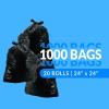 Reli. 6-10 Gallon Trash Bags | 1000 Bags | Black | Bathroom | Strong | Garbage(Black)