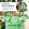 Reli. Biodegradable Thank You Bags | 1,050 Count (11.5″ x 6.5″ x 21″) | Green Plastic Bags with Handles | Ideal for Grocery, Shopping, Food Take Out, Small Business | Oxo-Biodegradable Plastic