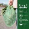 Reli. Biodegradable Thank You Bags | 1,050 Count (11.5″ x 6.5″ x 21″) | Green Plastic Bags with Handles | Ideal for Grocery, Shopping, Food Take Out, Small Business | Oxo-Biodegradable Plastic