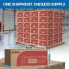 Reli. Plastic Thank You Bags (11.5 x 6.5 x 21) | Strong Handles | 75,600 Total | 1050 Bags/Case, 72 Cases/Pallet | White