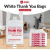 Reli. Plastic Thank You Bags (11.5 x 6.5 x 21) | Strong Handles | 75,600 Total | 1050 Bags/Case, 72 Cases/Pallet | White