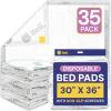 Reli. Disposable Bed Pads (35 Pack) | 30″ x 36″ | XL Bed Pads Disposable Adult Incontinence Sheets w/ Non-Slip Adhesives | Absorbent Peepads for Adults, Seniors, Puppy