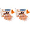 Reli. Foam Ear Plugs (100 Pairs Bulk), Individually Wrapped | 31 dB NRR | Disposable Foam Ear Plugs for Sleeping Noise Cancelling | Blocks Loud Noises for Snoring, Concerts, Travel (Peach)(1 Count (Pack of 200))
