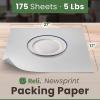 Reli. Newsprint Packing Paper (5 lbs), 175 Sheets | 27″ x 17″ | Packing Paper Sheets for Moving | Newspaper Box Filler | Perfect for Wrapping, Moving, & Packaging Supplies | Made in the USA