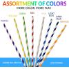 Reli. 1000 Pack Paper Straws (Assorted Colors) | Bulk Pack | Paper Straws for Drinking – Disposable, Biodegradable/Eco-Friendly | Rainbow, Multi-Color | Use for Crafts, Party, Restaurants