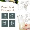 Reli. Champagne Flutes Plastic | 15 Pack | 9 oz – Gold Rim Clear | Stemless Premium Plastic Champagne Flutes | Party-Perfect for Celebrations