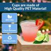 Reli. Plastic Cups 9 oz | 150 Pack | Disposable Party Cups | Clear Plastic, Disposable Glasses (Tumblers) | Elegant