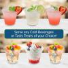Reli. Plastic Cups 9 oz | 150 Pack | Disposable Party Cups | Clear Plastic, Disposable Glasses (Tumblers) | Elegant