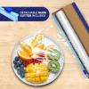 Reli. Plastic Wrap for Food (12″ x 800 SQ. FT.) Cling Wrap with Slide Cutter | Clear, Kitchen Use Plastic Cling Film for Food Service | Microwave Safe
